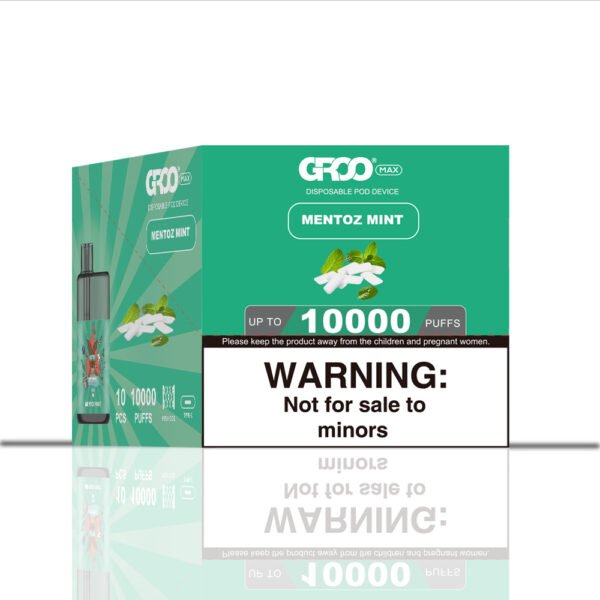 GROO MAX–MENTOZ MINT–10 PACK BULK